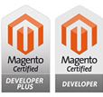 Magento Certified Developer and Developer Plus badges